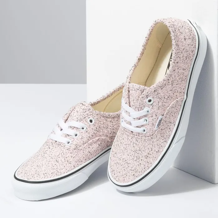 Vans Classics Shoes Womens Boucle Authentic Pink SpeckleTrue White