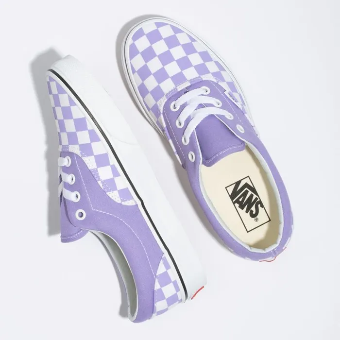 Vans Classics Shoes Womens Checkerboard Era Violet TulipTrue White Vans Classics Shoes Womens Checkerboard Era Violet TulipTrue White