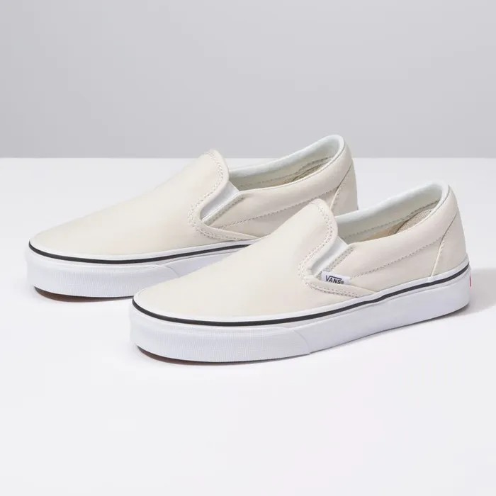 Vans Classics Shoes Womens SlipOn Birchtrue White