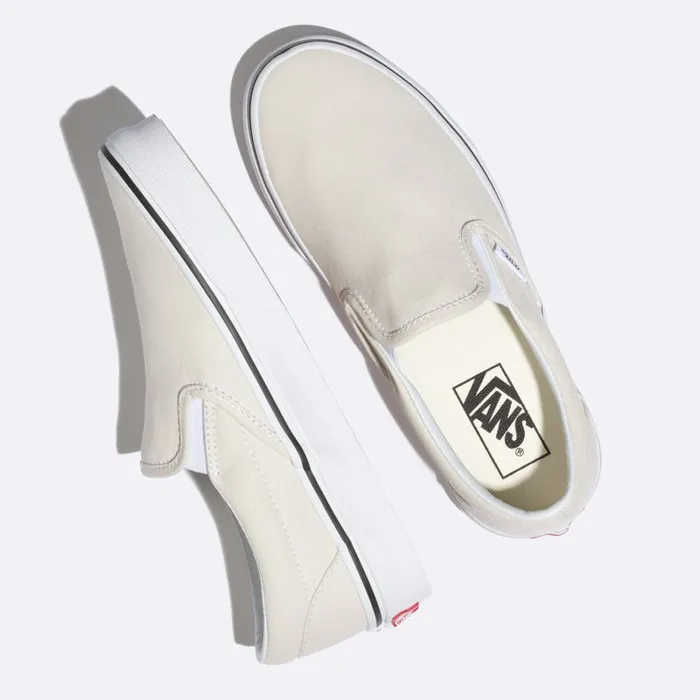 Vans Classics Shoes Womens SlipOn Birchtrue White Vans Classics Shoes Womens SlipOn Birchtrue White