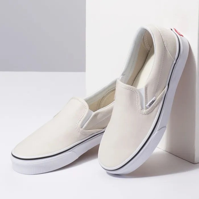 Vans Classics Shoes Womens SlipOn Birchtrue White Vans Classics Shoes Womens SlipOn Birchtrue White