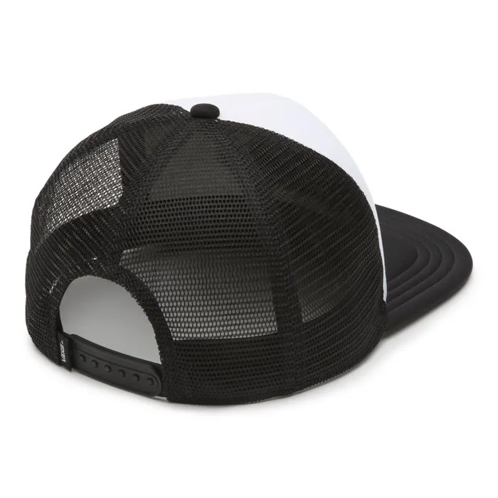 Vans Hats and Beanies Mens Classic Patch Trucker Hat WhiteBlack