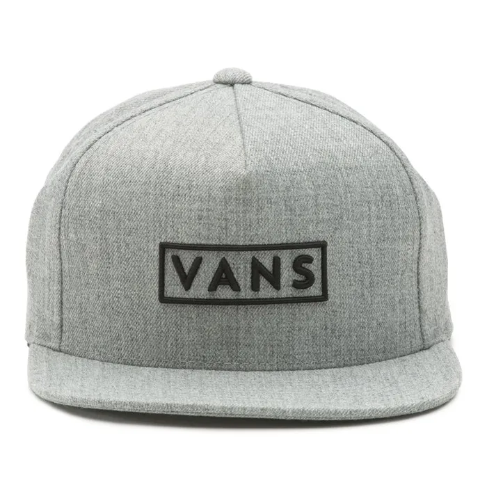 Vans Hats and Beanies Mens Easy Box Snapback Hat Heather Grey