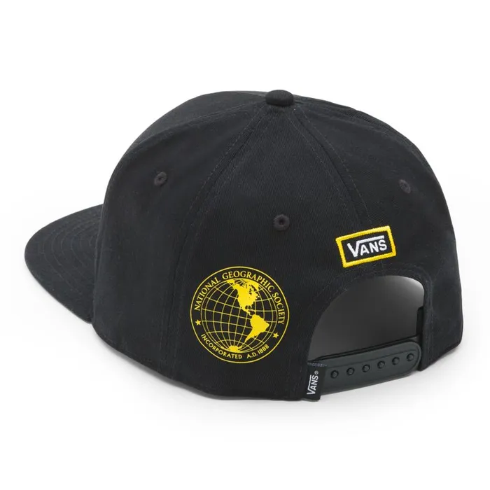 Vans Hats and Beanies Mens National Geographic Snapback Black