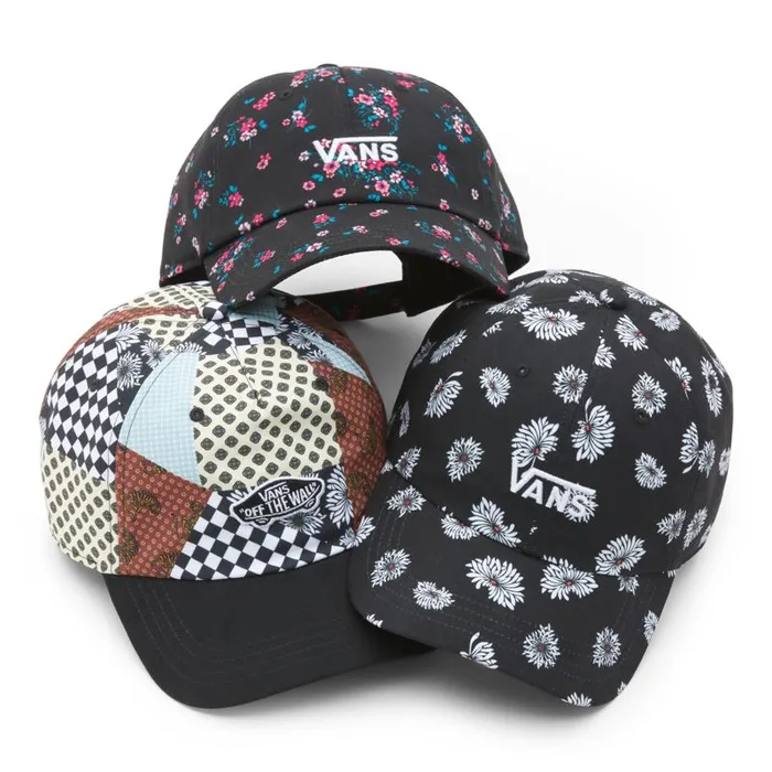 Vans Hats and Beanies Womens Court Side Printed Hat Imperfect Floral