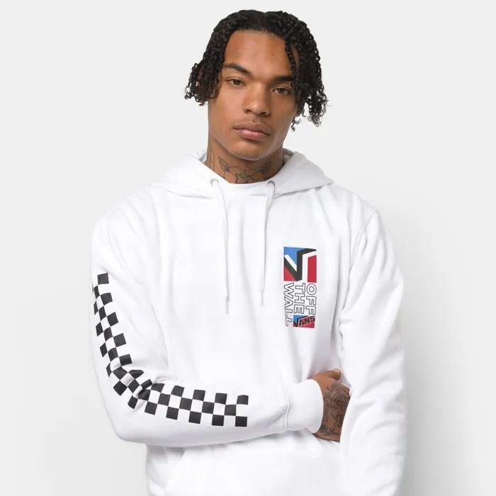 Vans Hoodies and Jackets Mens Dimension Pullover Hoodie White