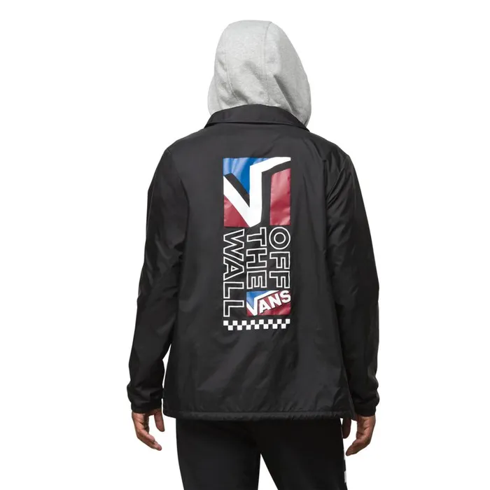 Vans Hoodies and Jackets Mens Riley Jacket Black Dimension