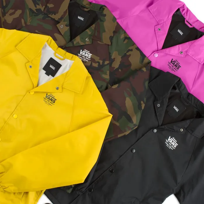 Vans Hoodies and Jackets Mens Torrey Coaches Jacket BlackWhite