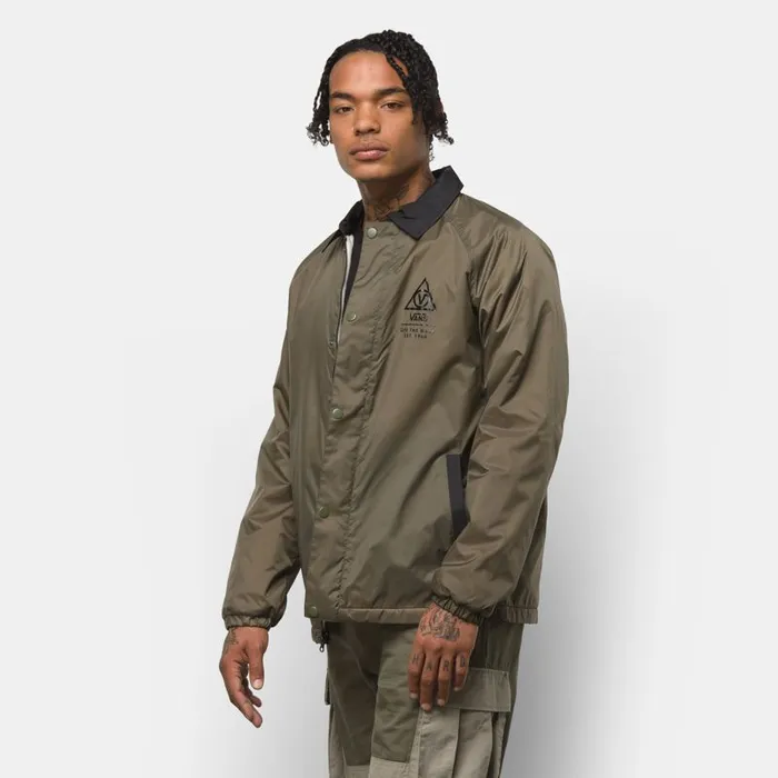 Vans Hoodies and Jackets Mens Torrey Reversible Coaches Jacket Grape Leaf