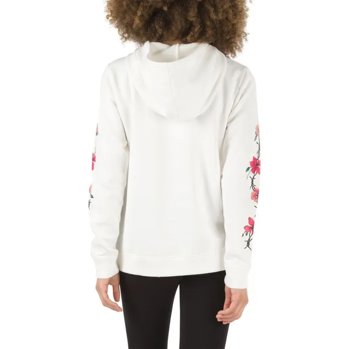 Vans Hoodies and Jackets Womens Barbed Floral Hoodie Marshmallow
