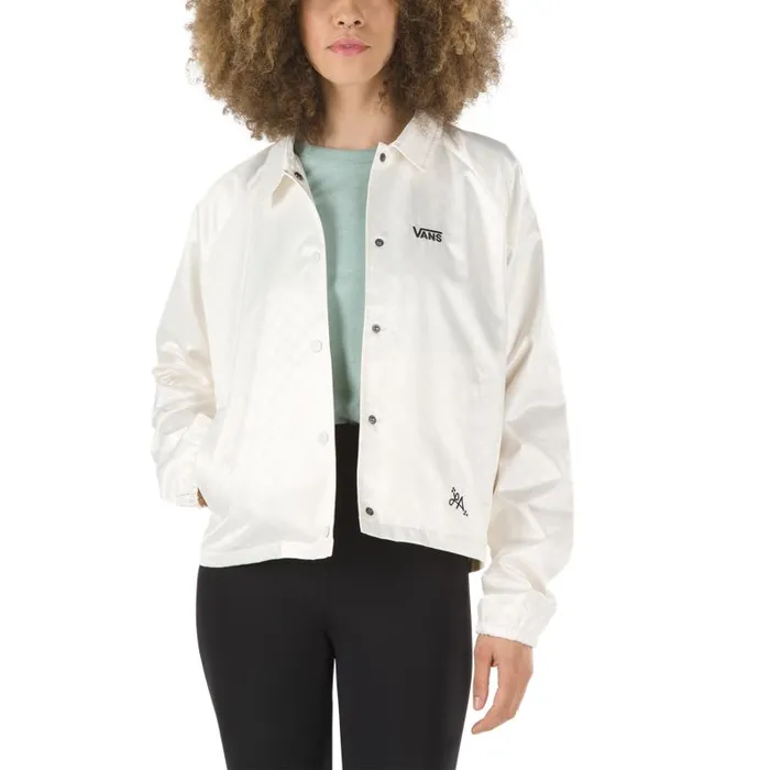 Vans Hoodies and Jackets Womens Heart Lizzie Coaches Jacket Antique White