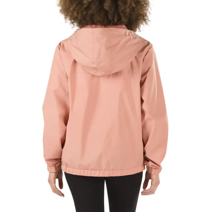 Vans Hoodies and Jackets Womens Kastle Easy Box Windbreaker Jacket Rose Dawn Vans Hoodies and Jackets Womens Kastle Easy Box Windbreaker Jacket Rose Dawn