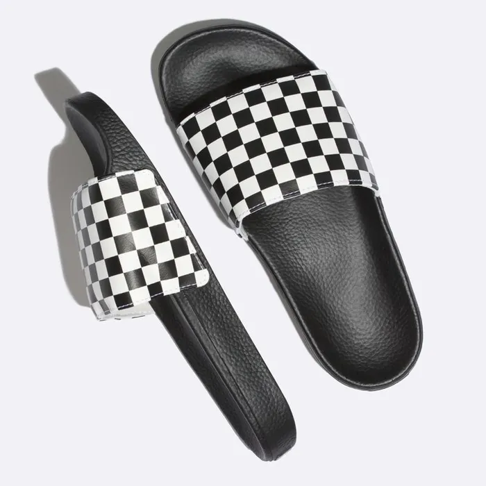 Vans Sandals MensWomens SlideOn Checkerboard White Vans Sandals MensWomens SlideOn Checkerboard White