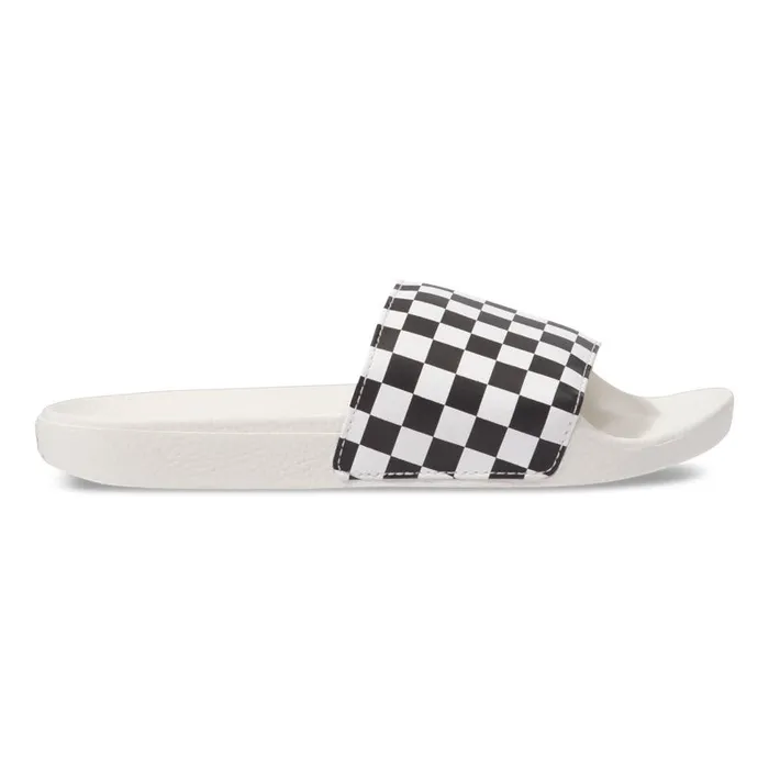 Vans Sandals Womens SlideOn Checkerboard WhiteBlack Vans Sandals Womens SlideOn Checkerboard WhiteBlack
