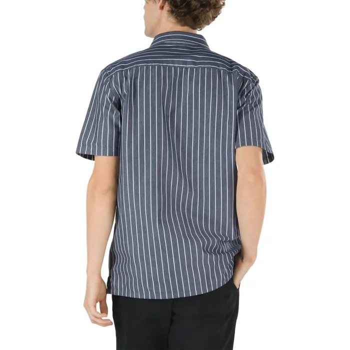 Vans Shirts and Flannels Mens Coleman Shirt Dress Blues Stripe Vans Shirts and Flannels Mens Coleman Shirt Dress Blues Stripe