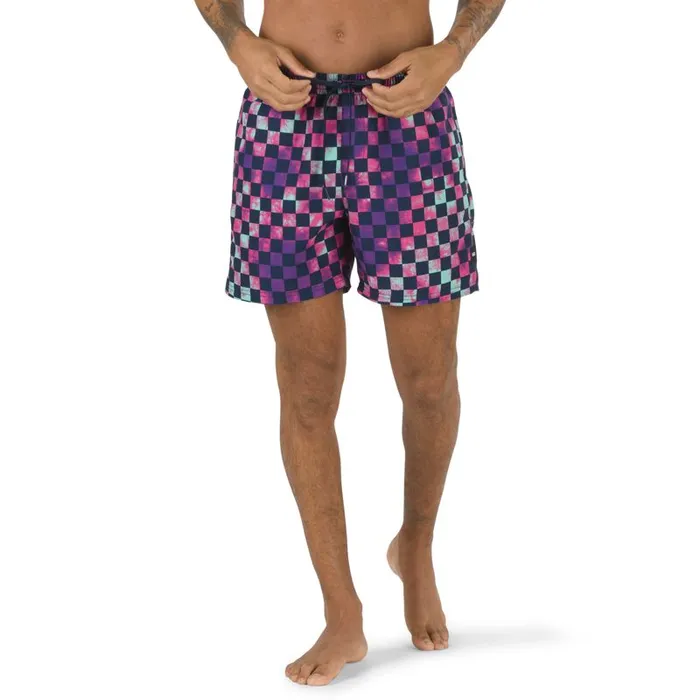 Vans Shorts and Boardshorts Mens Mixed 16034 Volley Tie Dye Check Vans Shorts and Boardshorts Mens Mixed 16034 Volley Tie Dye Check