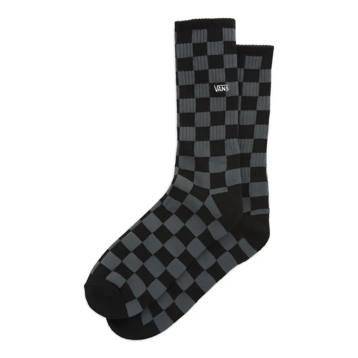 Vans Socks Mens Checkerboard Crew Sock BlackCharcoal