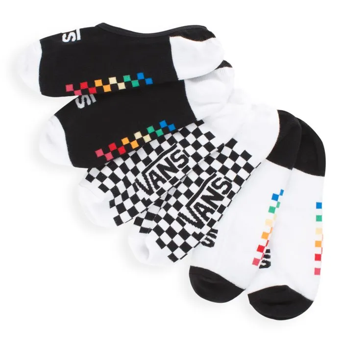 Vans Socks Womens Gradient Check Canoodles Socks 3 Pack Multi