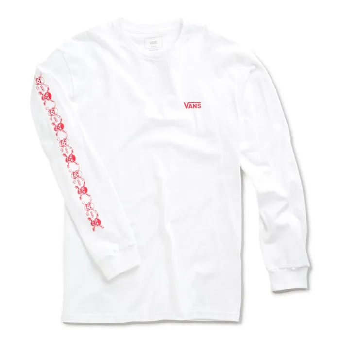 Vans TShirts and Tanks Mens Anaheim Factory OG Skull Long Sleeve TShirt White Vans TShirts and Tanks Mens Anaheim Factory OG Skull Long Sleeve TShirt White