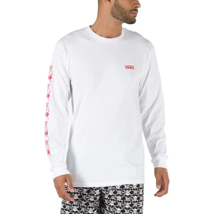 Vans TShirts and Tanks Mens Anaheim Factory OG Skull Long Sleeve TShirt White Vans TShirts and Tanks Mens Anaheim Factory OG Skull Long Sleeve TShirt White