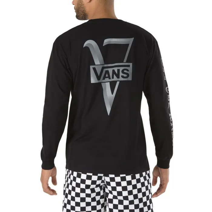 Vans TShirts and Tanks Mens Ave Vintage V Long Sleeve TShirt Black