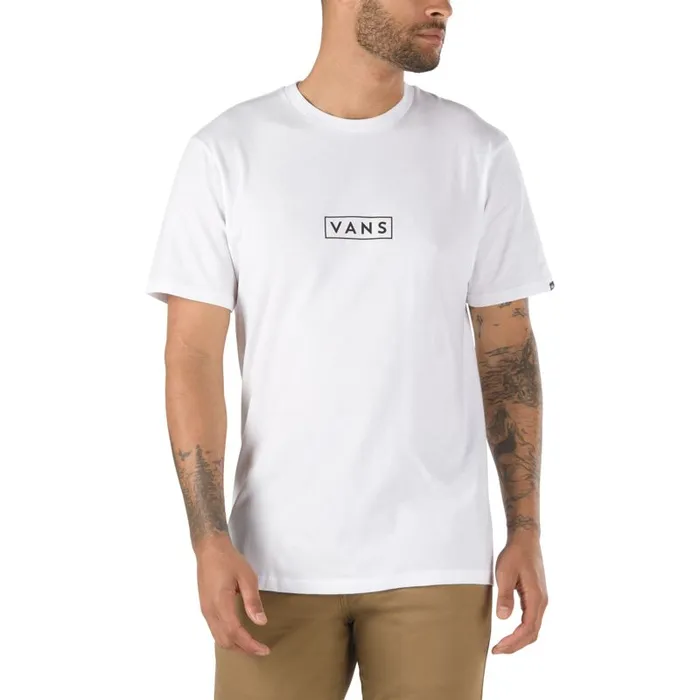 Vans TShirts and Tanks Mens Easy Box TShirt WhiteBlack