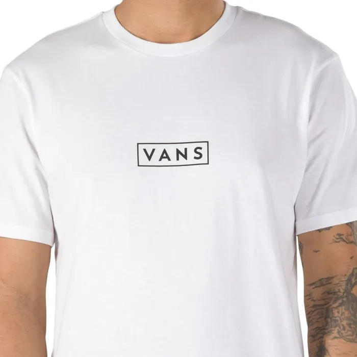 Vans TShirts and Tanks Mens Easy Box TShirt WhiteBlack Vans TShirts and Tanks Mens Easy Box TShirt WhiteBlack