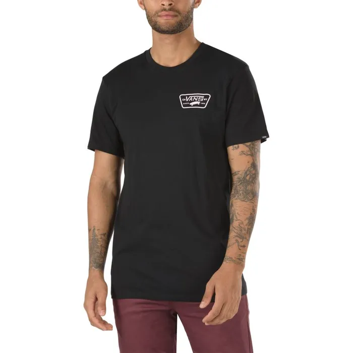 Vans TShirts and Tanks Mens Full Patch Back TShirt BlackVans Cool Pink Vans TShirts and Tanks Mens Full Patch Back TShirt BlackVans Cool Pink