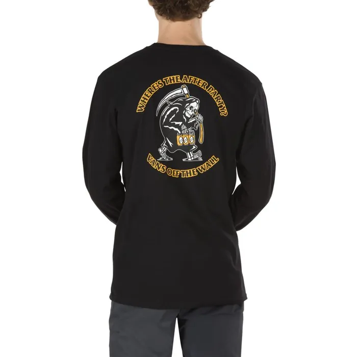 Vans TShirts and Tanks Mens Gate Crasher Long Sleeve TShirt Black