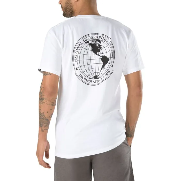 Vans TShirts and Tanks Mens National Geographic TShirt White