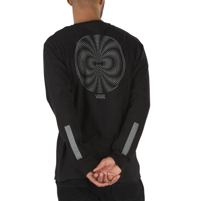 Vans TShirts and Tanks Mens Pro Skate Reflective Long Sleeve TShirt Black Vans TShirts and Tanks Mens Pro Skate Reflective Long Sleeve TShirt Black