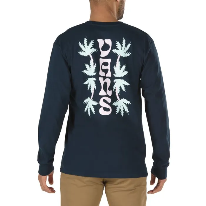 Vans TShirts and Tanks Mens Rise N Shine Long Sleeve TShirt Navy