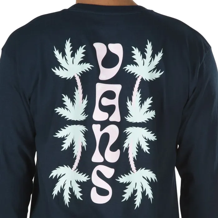 Vans TShirts and Tanks Mens Rise N Shine Long Sleeve TShirt Navy Vans TShirts and Tanks Mens Rise N Shine Long Sleeve TShirt Navy