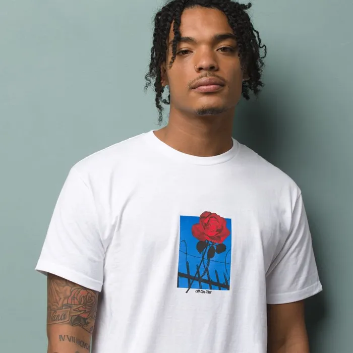 Vans TShirts and Tanks Mens Trespassing TShirt White