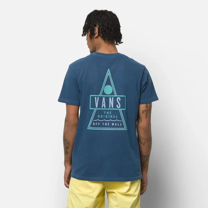 Vans TShirts and Tanks Mens Triangle Shaper Vintage Overdye TShirt Dress Blues