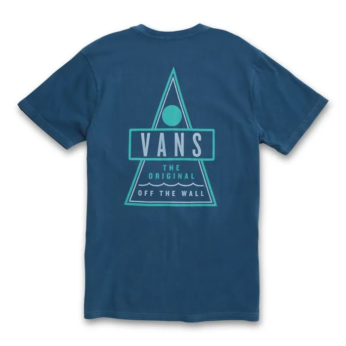 Vans TShirts and Tanks Mens Triangle Shaper Vintage Overdye TShirt Dress Blues