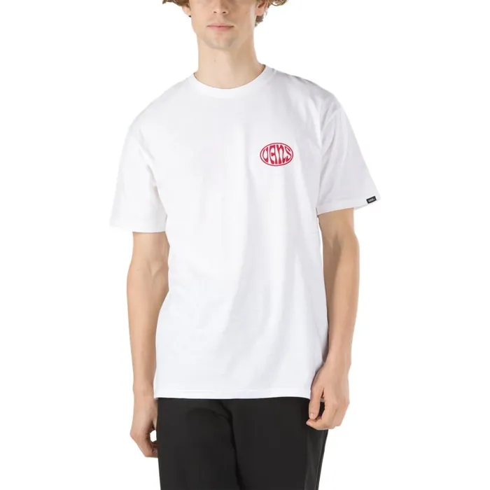 Vans TShirts and Tanks Mens Wall Slide TShirt White Vans TShirts and Tanks Mens Wall Slide TShirt White