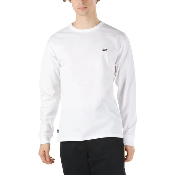 Vans TShirts and Tanks MensWomens Off The Wall Classic Long Sleeve Tee White