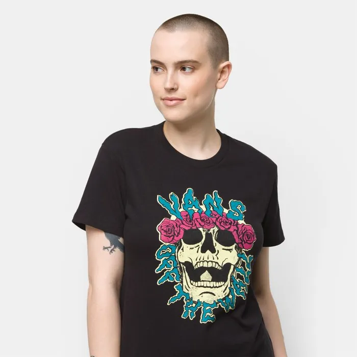 Vans TShirts and Tanks Womens Brancho Boyfriend Tee Black