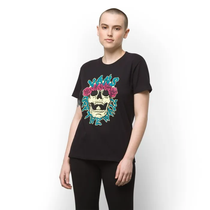 Vans TShirts and Tanks Womens Brancho Boyfriend Tee Black Vans TShirts and Tanks Womens Brancho Boyfriend Tee Black