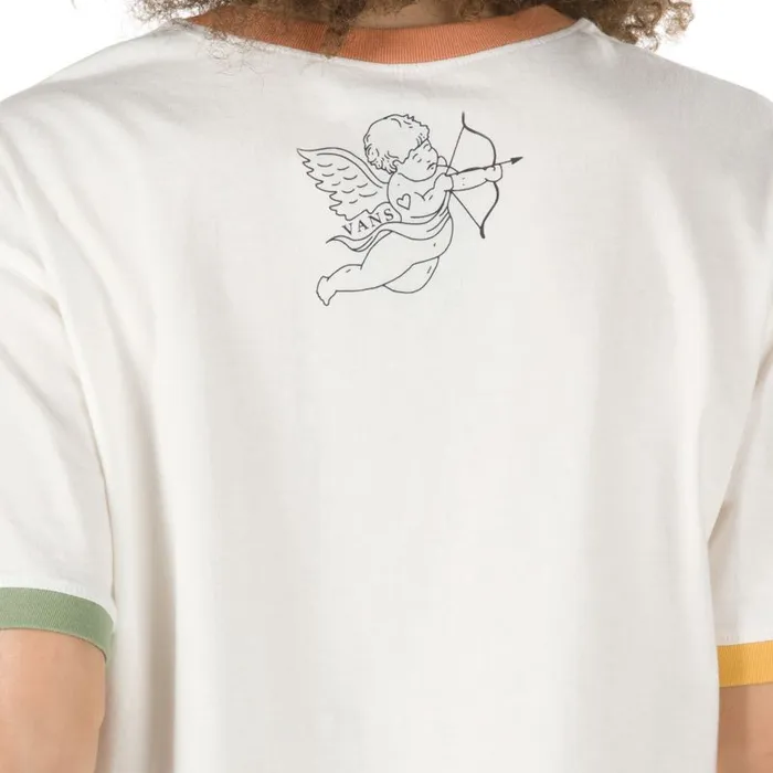 Vans TShirts and Tanks Womens Karina Boxy Crew Tee Marshmallow Vans TShirts and Tanks Womens Karina Boxy Crew Tee Marshmallow