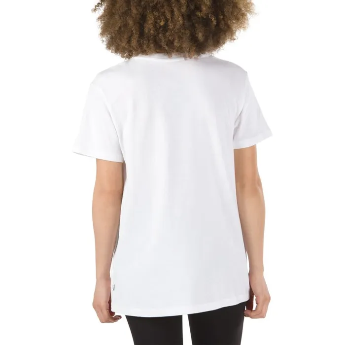 Vans TShirts and Tanks Womens Rider Tri Boyfriend Tee White Vans TShirts and Tanks Womens Rider Tri Boyfriend Tee White