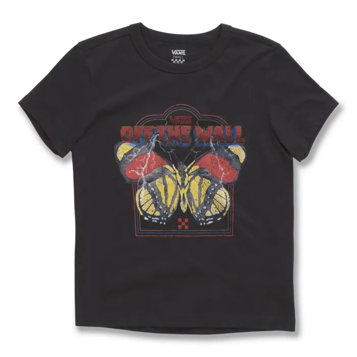 Vans TShirts and Tanks Womens Roadie Fly Baby Tee Black