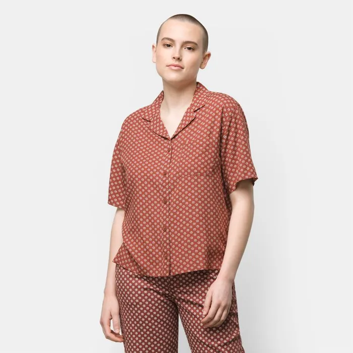 Vans Tops Womens Tipper Woven Shirt Henna Vans Tops Womens Tipper Woven Shirt Henna