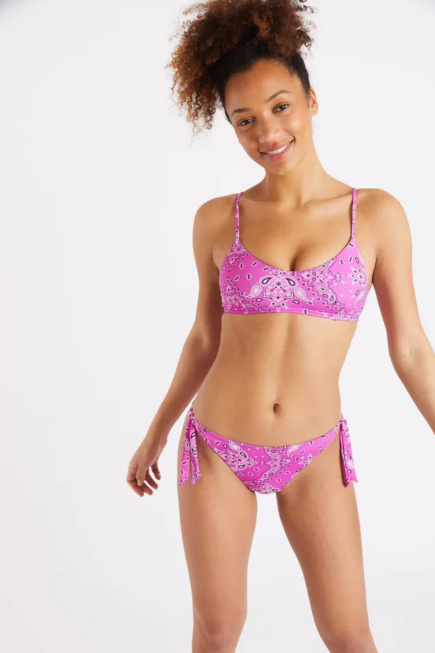 Waro and Dasia Benita Bikini In Pink Pink Women Banana Moon Bralette