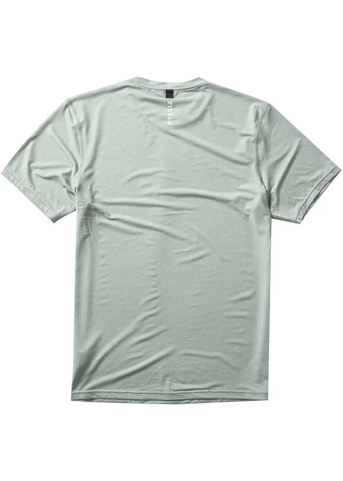 Wetsuit Tops and Lycra Men Vissla Twisted Eco Short Sleeve Lycra Rash Guard Sea Green Heather Wetsuit Tops and Lycra Men Vissla Twisted Eco Short Sleeve Lycra Rash Guard Sea Green Heather