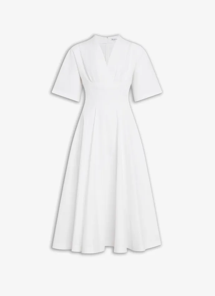 White POPLIN DRESS Women Alaa Dresses