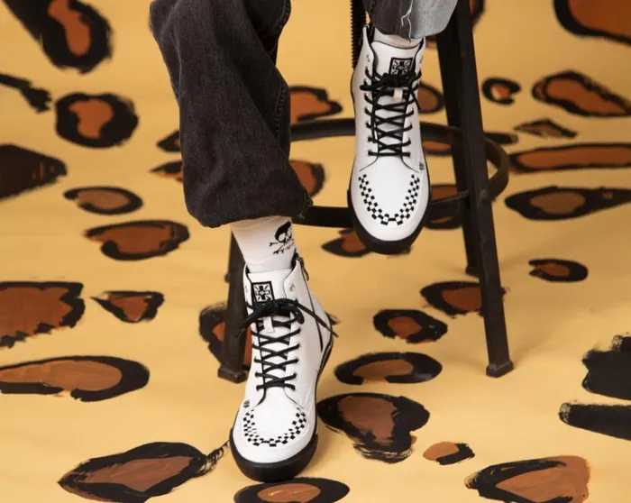 White TUKskin 8Eye Sneaker Boot Men TUK Shoes Sneakers White TUKskin 8Eye Sneaker Boot Men TUK Shoes Sneakers