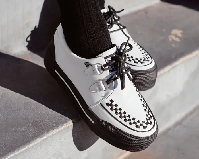 White TUKskin Platform Creeper Sneaker Men TUK Shoes Sneakers White TUKskin Platform Creeper Sneaker Men TUK Shoes Sneakers