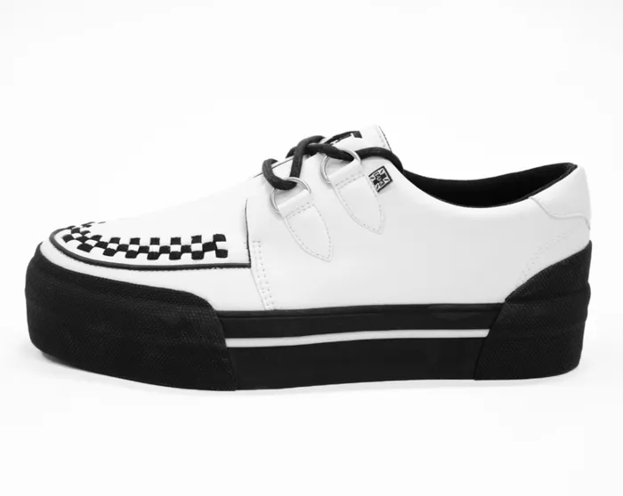 White TUKskin Platform Creeper Sneaker Men TUK Shoes Sneakers White TUKskin Platform Creeper Sneaker Men TUK Shoes Sneakers